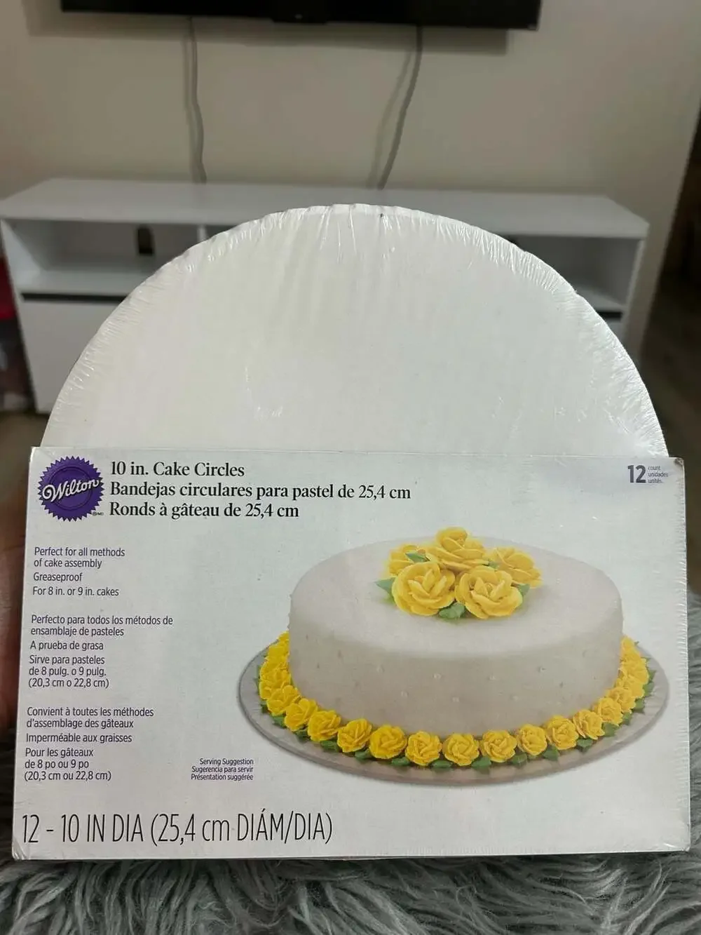 Wilton 10-Inch Round Cake Circles (12 Count)